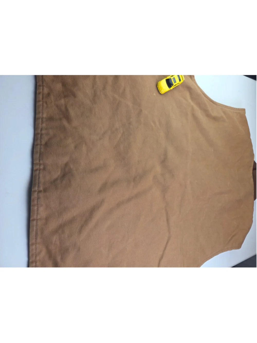Men's Carhartt Vest 3XL Brown Black Quilted Lined Workwear #1679